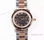 Cartier Calibre Diver Replica Watches - Cartier Calibre 1847 2-Tone Rose Gold Watch